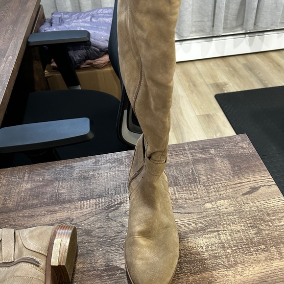 Bottes en Suède beige - Picture 4 of 4